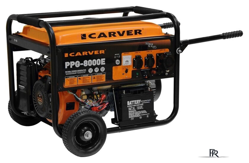 Бензиновый генератор Carver PPG-8000E - Изображение №1 — Интернет-магазин ПроЗаказ
