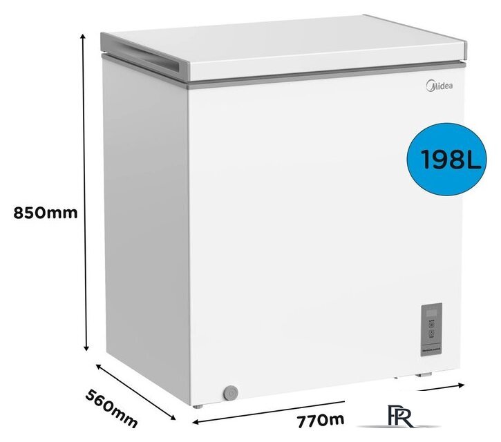 Морозильный ларь Midea MDRC284FZE01 - Изображение №4 — Интернет-магазин ПроЗаказ