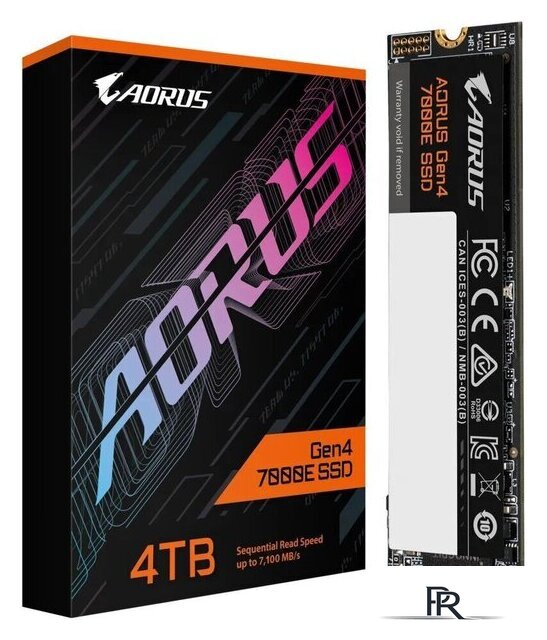 SSD Gigabyte Aorus Gen4 7000E 4TB AG470E4TB - Изображение №4 — Интернет-магазин ПроЗаказ