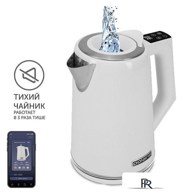 Электрический чайник Polaris PWK 1746 CAD Wi-Fi IQ Home (белый) - Изображение №1 — Интернет-магазин ПроЗаказ