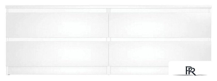 Тумба Mio Tesoro Мальта 4 ящика 160x54 2.05.02.030.1 (белый) - Изображение №2 — Интернет-магазин ПроЗаказ