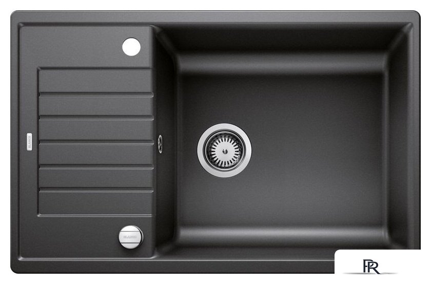Кухонная мойка Blanco Zia XL 6 S Compact 523263 (антрацит, клапан-автомат) - Изображение №1 — Интернет-магазин ПроЗаказ