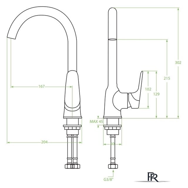 Смеситель Laveo Rondo BLX 068D - Изображение №2 — Интернет-магазин ПроЗаказ