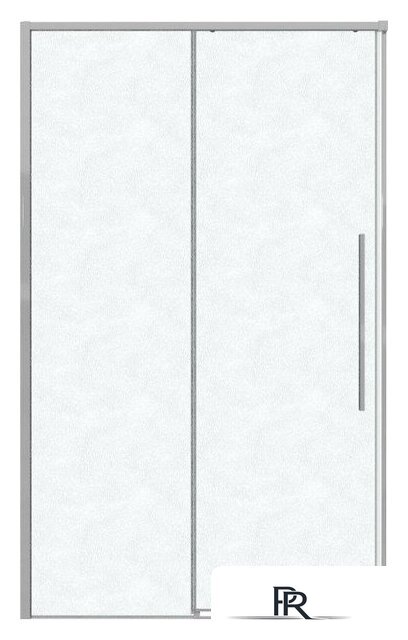Душевая дверь Grossman Galaxy 110x195 100.K33.01.110.10.02 (хром/стекло шиншилла) - Изображение №1 — Интернет-магазин ПроЗаказ