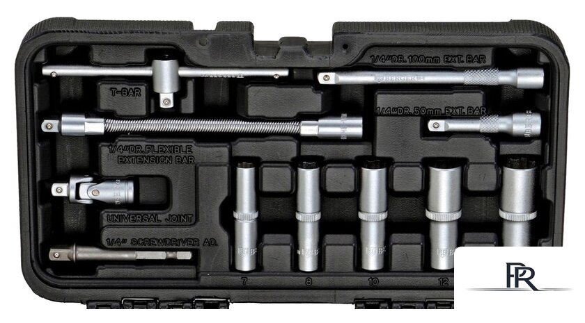 Универсальный набор инструментов Berger BG043-14 (43 предмета) - Изображение №2 — Интернет-магазин ПроЗаказ