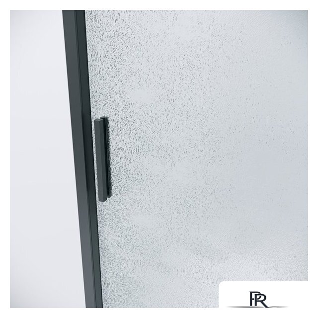 Душевая дверь Grossman Style 130x195 100.K33.05.130.21.02 (черный матовый/стекло шиншилла) - Изображение №4 — Интернет-магазин ПроЗаказ