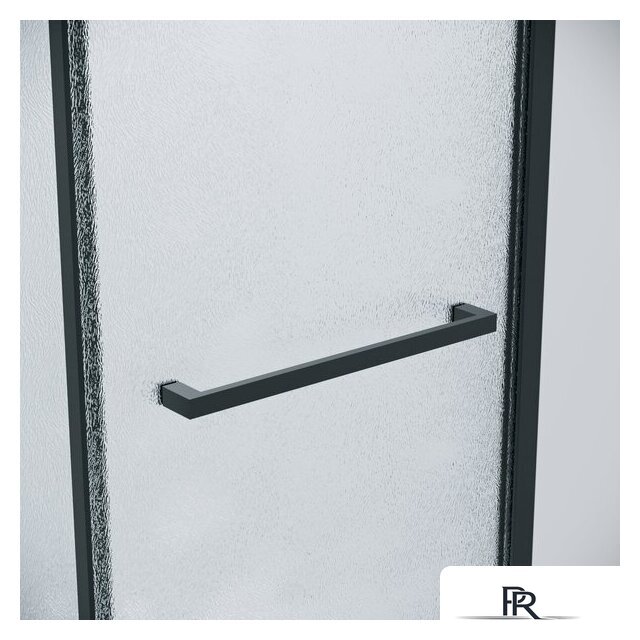 Душевая дверь Grossman Style 130x195 100.K33.05.130.21.02 (черный матовый/стекло шиншилла) - Изображение №3 — Интернет-магазин ПроЗаказ