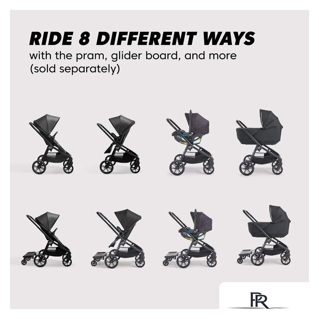 Универсальная коляска Baby Jogger City Sights (deep teal) - Изображение №2 — Интернет-магазин ПроЗаказ