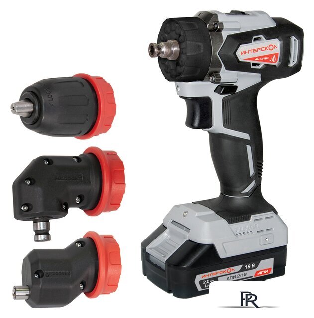 Дрель-шуруповерт Интерскол ДА-13/18ВК 45 Комби (с 2-мя АКБ, насадки, кейс) - Изображение №1 — Интернет-магазин ПроЗаказ