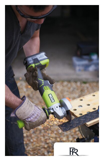 Угловая шлифмашина Ryobi R18AG-0 (без АКБ) - Изображение №18 — Интернет-магазин ПроЗаказ