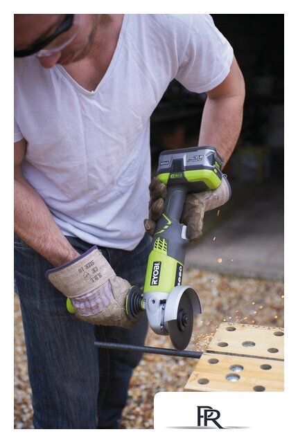 Угловая шлифмашина Ryobi R18AG-0 (без АКБ) - Изображение №11 — Интернет-магазин ПроЗаказ