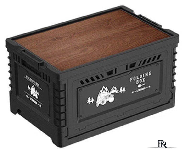 Органайзер для хранения Happy Home складной со столиком HH-012 60 л (черный) - Изображение №1 — Интернет-магазин ПроЗаказ