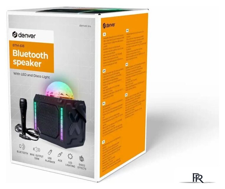 Беспроводная колонка Denver Electronics BTM-618 - Изображение №9 — Интернет-магазин ПроЗаказ