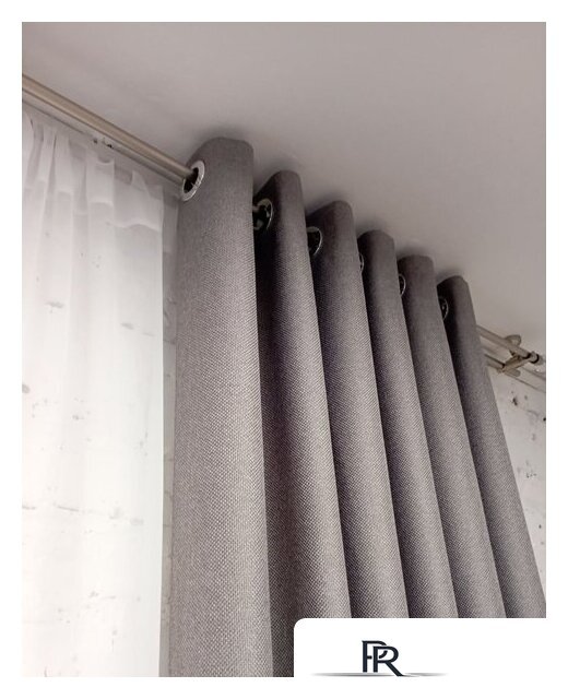 Штора Модный текстиль 01L1 112MT6670M28 (250x210, средне серый) - Изображение №5 — Интернет-магазин ПроЗаказ