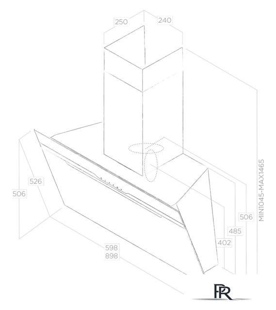 Кухонная вытяжка Elica Majestic WH/A/60 PRF0124235A - Изображение №3 — Интернет-магазин ПроЗаказ