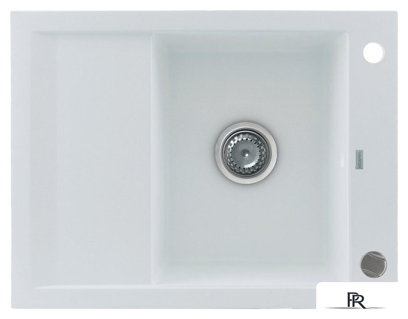 Кухонная мойка Kernau Kgs M 4565 1B1D Pure White - Изображение №1 — Интернет-магазин ПроЗаказ