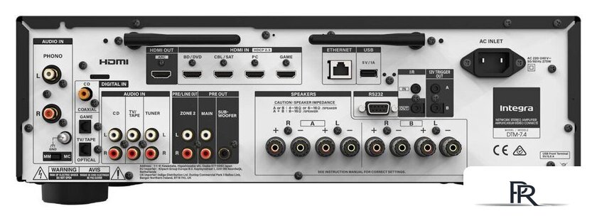 Сетевой ресивер Integra DTM-7.4 - Изображение №3 — Интернет-магазин ПроЗаказ