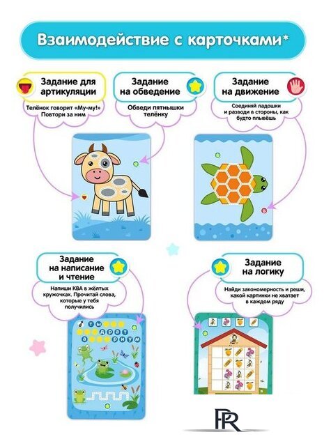 Интерактивная игрушка Bert Toys Говоручка 4630017932481 (голубой) - Изображение №8 — Интернет-магазин ПроЗаказ