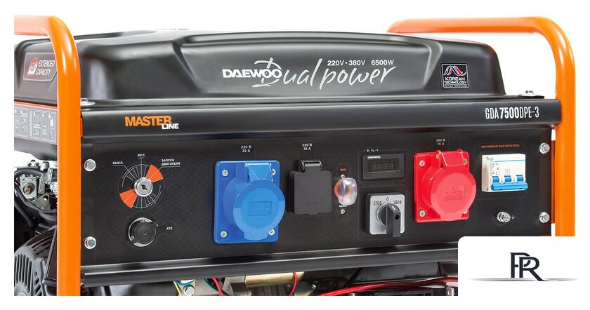 Бензиновый генератор Daewoo Power GDA 7500DPE-3 - Изображение №8 — Интернет-магазин ПроЗаказ