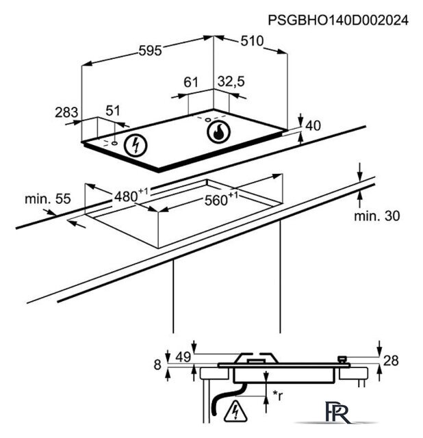 Варочная панель Electrolux EGS6426SX - Изображение №2 — Интернет-магазин ПроЗаказ