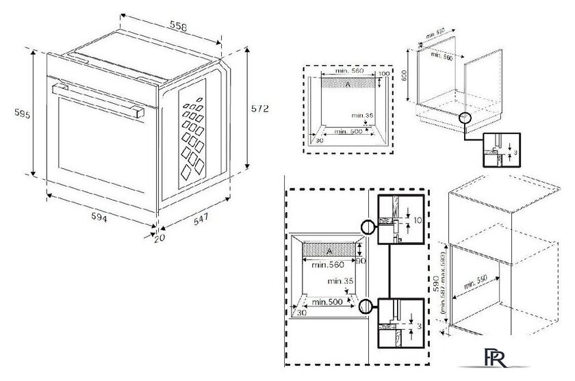 Электрический духовой шкаф BEKO BCBIM17300KSBMPB - Изображение №2 — Интернет-магазин ПроЗаказ