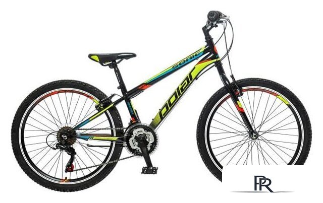 Велосипед Polar Sonic 24 (черный/зеленый) - Изображение №1 — Интернет-магазин ПроЗаказ