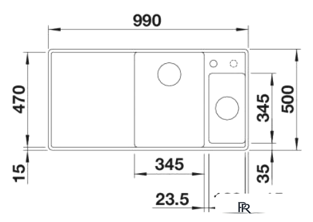 Кухонная мойка Blanco Axia III 6 S-F (разделочная доска из стекла, черный) 525854 - Изображение №3 — Интернет-магазин ПроЗаказ