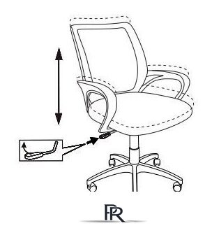 Офисное кресло Бюрократ CH-695NLT (зеленый TW-03 TW-30 сетка/ткань) - Изображение №10 — Интернет-магазин ПроЗаказ