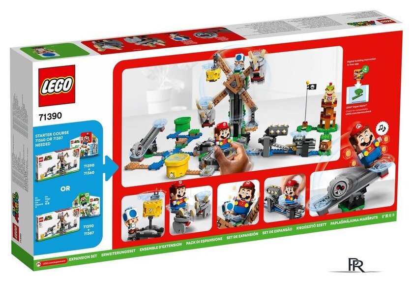 Конструктор LEGO Super Mario 71390 Нокдаун резноров. Дополнительный набор - Изображение №2 — Интернет-магазин ПроЗаказ