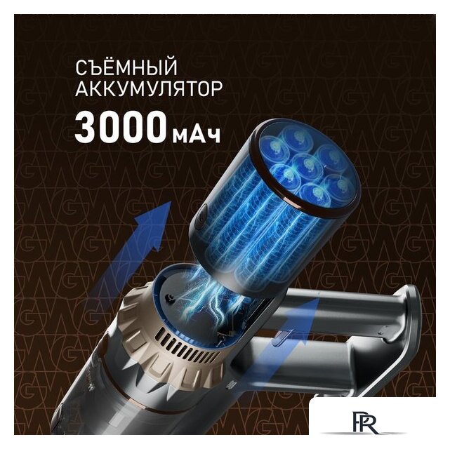 Пылесос Weissgauff V12 BLDC 630 Bronzo Beige X-Treme Turbo - Изображение №16 — Интернет-магазин ПроЗаказ