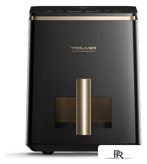 Аэрогриль (аэрофритюрница) Trouver Air Fryer Metalish AF10 Pro (черный) - Изображение №2 — Интернет-магазин ПроЗаказ