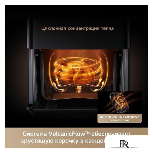 Аэрогриль (аэрофритюрница) Trouver Air Fryer Metalish AF10 Pro (черный) - Изображение №11 — Интернет-магазин ПроЗаказ