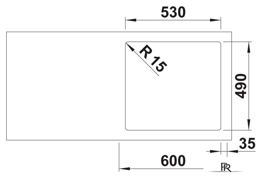 Кухонная мойка Blanco Solis 500-IF/A 526124 (полированная) - Изображение №3 — Интернет-магазин ПроЗаказ