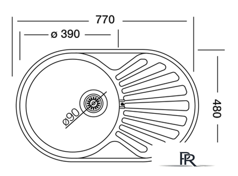 Кухонная мойка Kromevye EC 259 - Изображение №2 — Интернет-магазин ПроЗаказ