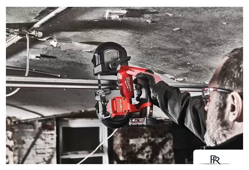 Ленточная пила Milwaukee Fuel M12 FBS64-402C 4933478441 (с 2-мя АКБ, кейс) - Изображение №3 — Интернет-магазин ПроЗаказ