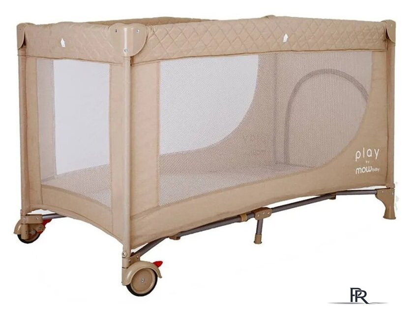 Манеж-кровать MOWbaby Play RP125 (бежевый) - Изображение №1 — Интернет-магазин ПроЗаказ