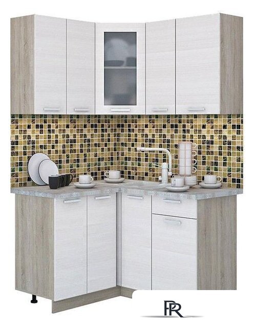 Готовая кухня Интерлиния Мила 12x13 (вудлайн кремовый) - Изображение №1 — Интернет-магазин ПроЗаказ