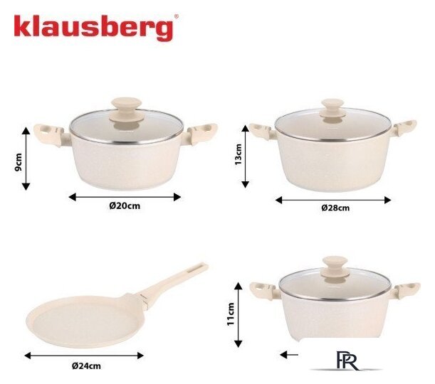 Набор кастрюль Klausberg KB-7963 - Изображение №6 — Интернет-магазин ПроЗаказ