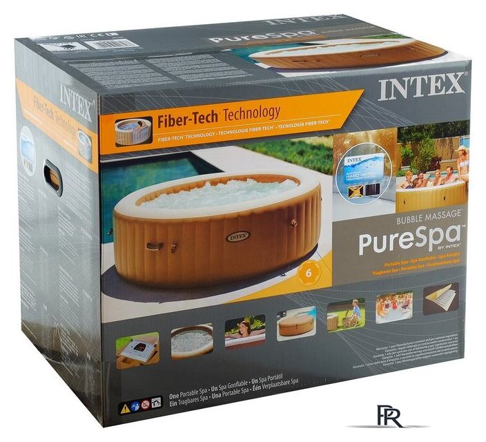 Надувной бассейн Intex Pure Spa Bubble Massage 28428 (216x71) с джакузи - Изображение №3 — Интернет-магазин ПроЗаказ