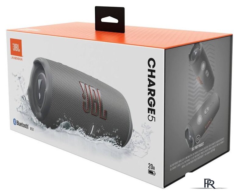 Беспроводная колонка JBL Charge 5 (серый) - Изображение №8 — Интернет-магазин ПроЗаказ