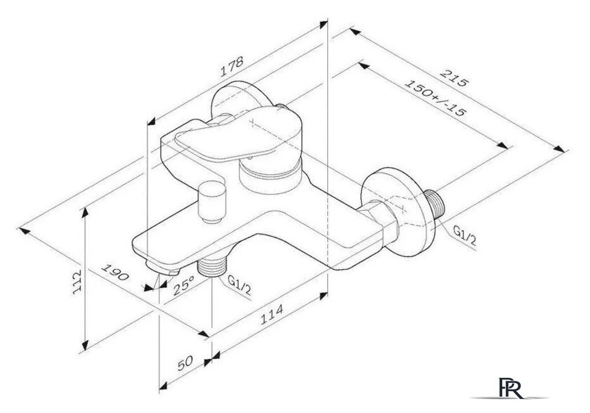 Смеситель AM.PM F88A10022 (черный) - Изображение №6 — Интернет-магазин ПроЗаказ