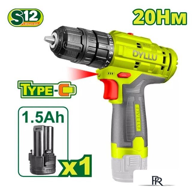 Дрель-шуруповерт Dyllu DTCDS520 (с 1-им АКБ) - Изображение №1 — Интернет-магазин ПроЗаказ