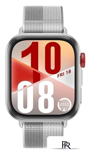 Умные часы Huawei Watch FIT 4 (серебристый, с серым нейлоновым ремешком, международная версия) - Изображение №2 — Интернет-магазин ПроЗаказ