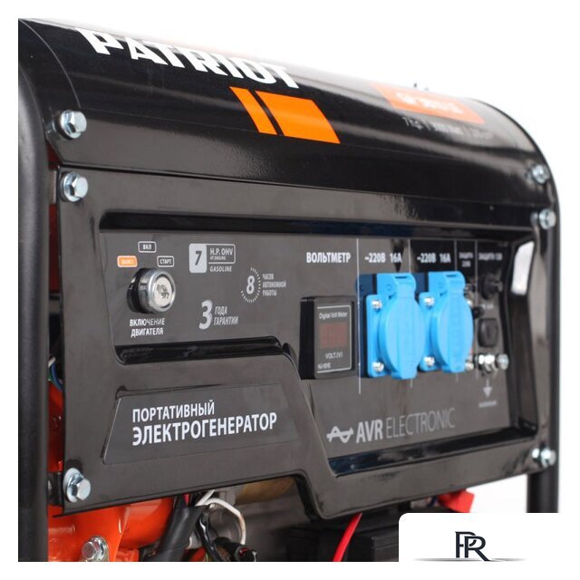 Бензиновый генератор Patriot GP 3810LE - Изображение №2 — Интернет-магазин ПроЗаказ