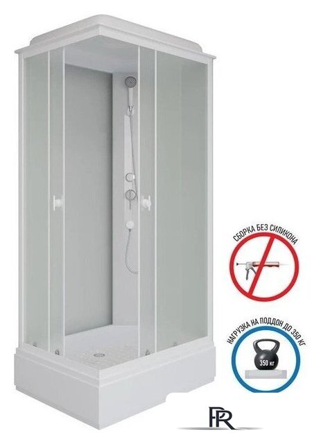 Душевая кабина Niagara Promo P120/90/26Q/MT 120x90x215 - Изображение №4 — Интернет-магазин ПроЗаказ