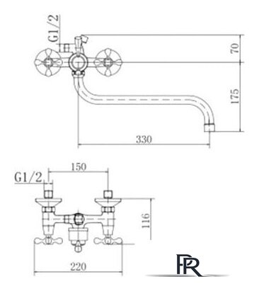 Смеситель Fashun A2208-2 - Изображение №2 — Интернет-магазин ПроЗаказ