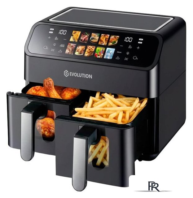 Аэрогриль (аэрофритюрница) Evolution AIRO 9800ТW Dual - Изображение №2 — Интернет-магазин ПроЗаказ