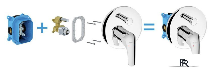 Скрытый механизм Ravak R-box RB 070.50 [X070052] - Изображение №4 — Интернет-магазин ПроЗаказ