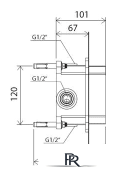 Скрытый механизм Ravak R-box RB 070.50 [X070052] - Изображение №9 — Интернет-магазин ПроЗаказ