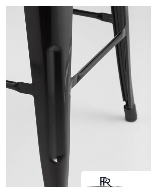 Стул Stool Group Tolix Wood со спинкой YD-H765E-W LG-01 (черный глянцевый/темное дерево) - Изображение №9 — Интернет-магазин ПроЗаказ